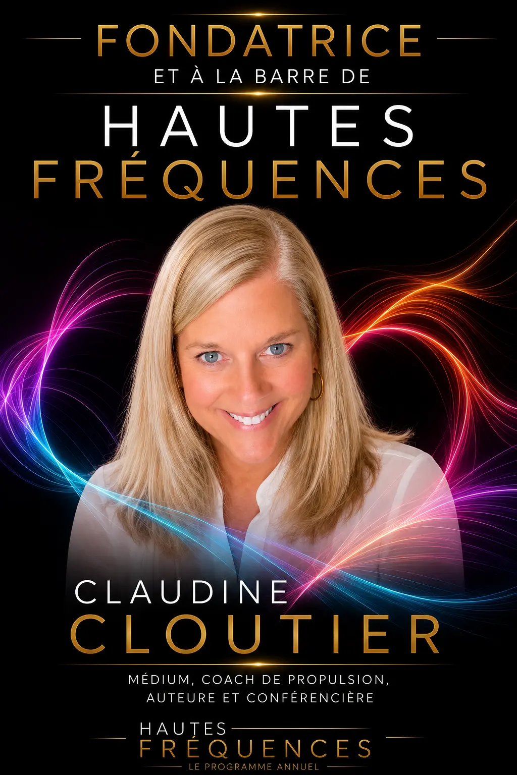 Claudine Cloutier, fondatrice d'Intermediam Guidance et créatrice du programme Hautes Fréquences