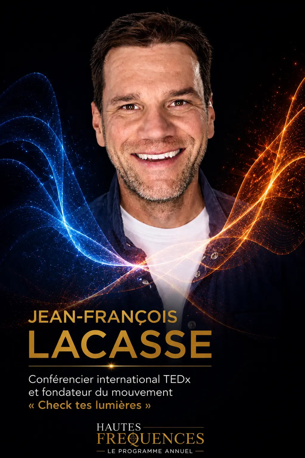 Jean-François Lacasse — conférencier international TEDx, fondateur du mouvement Check tes lumières